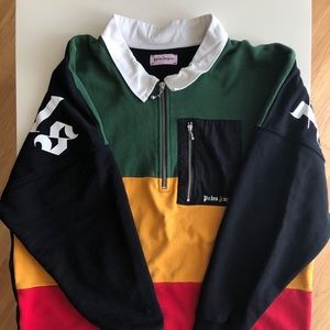 Authentic Palm Angels Rasta Half Zip Pullover